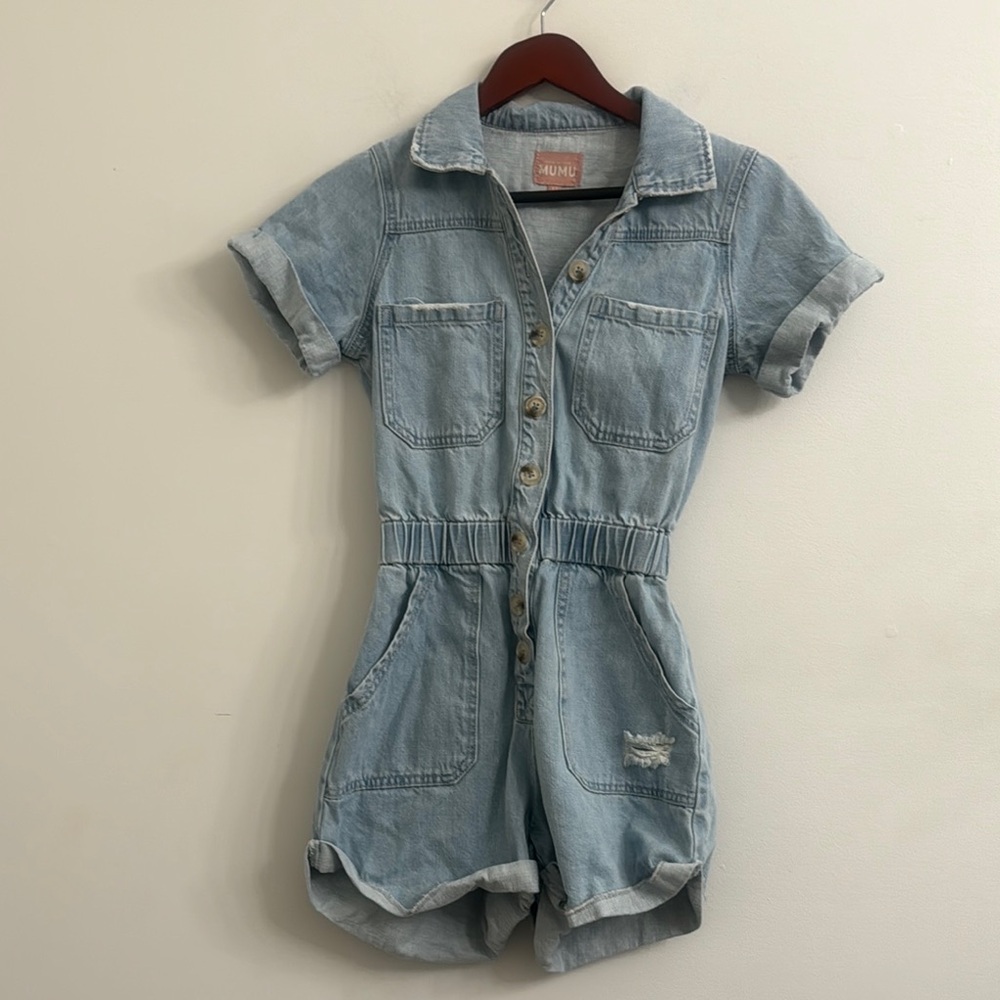 SHOW ME YOUR MUMU Cannon Romper in Dockside sz Xs - Picture 4 of 10